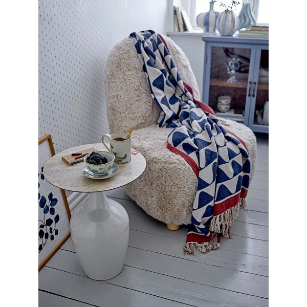 Pătură din bumbac reciclat 130x160 cm Rimme – Bloomingville-image-1