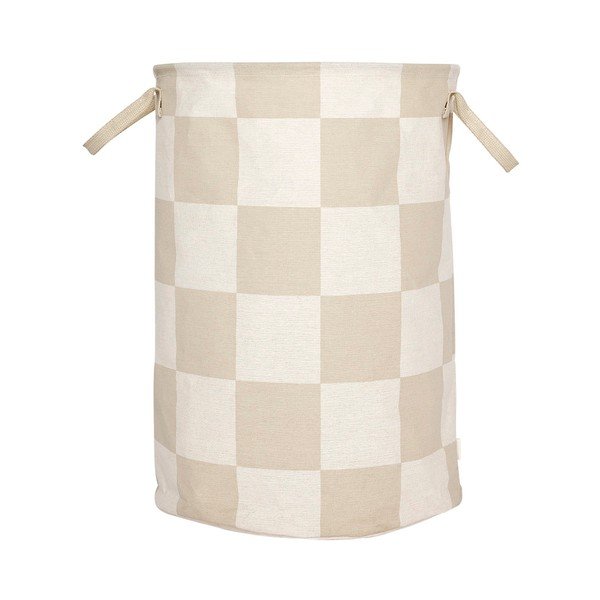 Coș de rufe bej/crem din material textil Chess – OYOY Living Design