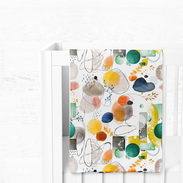 Pătură pentru copii din muselină 75x100 cm Bohem – Mijolnir-image-3