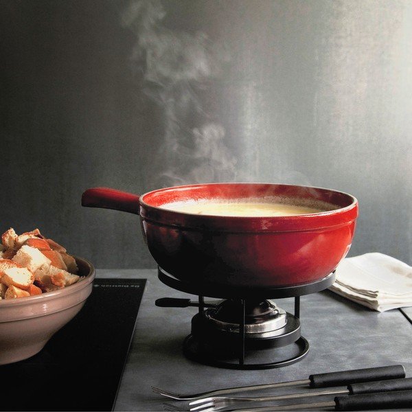 Set fondue Emile Henry, roșu-image-3