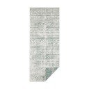 Covor adecvat pentru exterior NORTHRUGS Biri, 80 x 350 cm, verde-crem