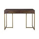 Masă consolă în culoare naturală închisă cu aspect de lemn de acacia 45x120 cm Class – Dutchbone