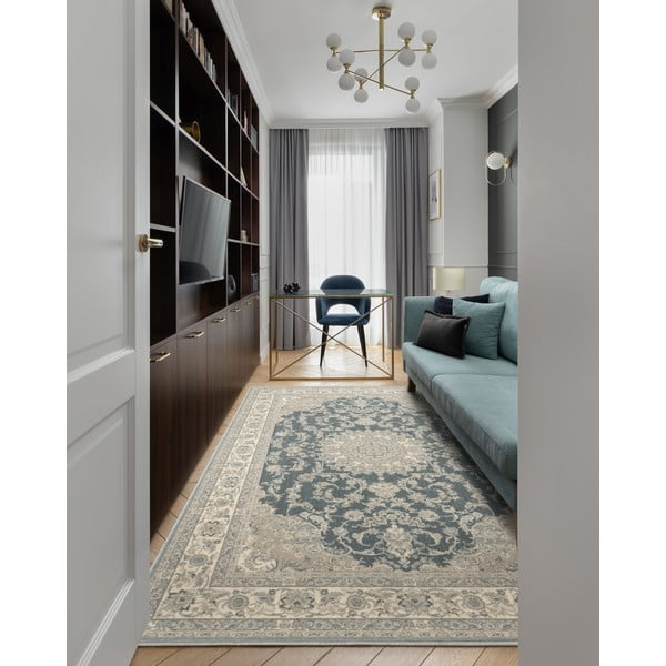 Covor gri din lână 200x300 cm Beatrice – Agnella-image-1