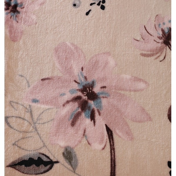 Lenjerie de pat bej din micropluș pentru pat de o persoană 140x200 cm – My House-image-1