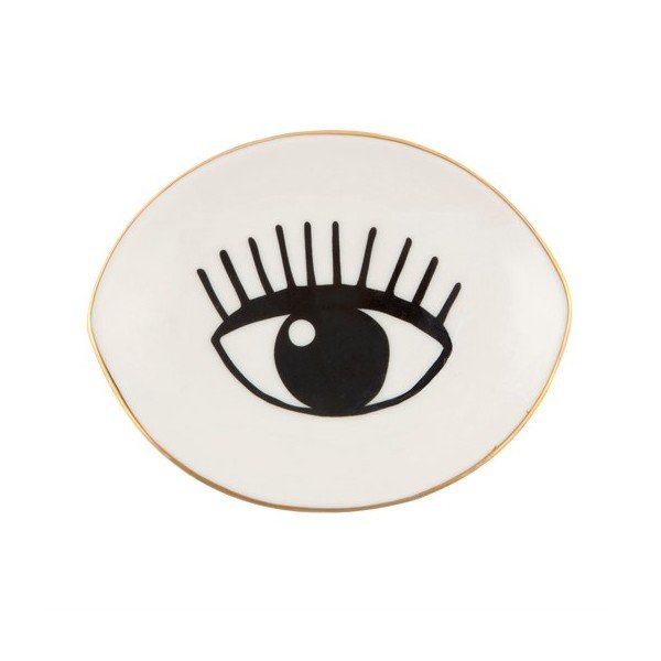 Farfurie decorativă din ceramică Sass & Belle Eyes On You