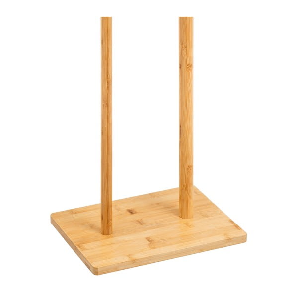 Suport pentru hârtie igienică în culoare naturală din bambus – Casa Selección-image-2