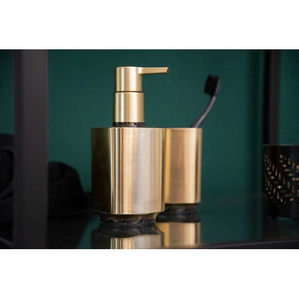 Set de accesorii de baie auriu din plastic Auron – Wenko-image-1