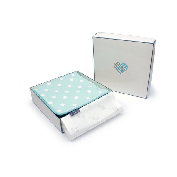Față de pernă WeLoveBeds Dots, 40 x 60 cm, verde mentă-image-2