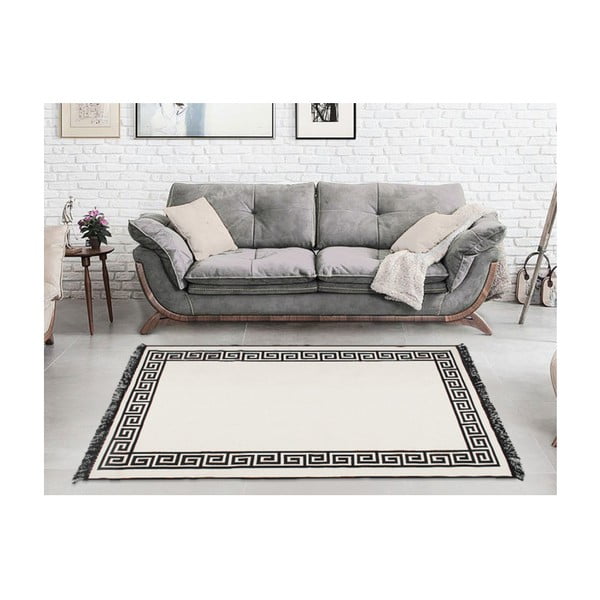 Covor reversibil Justed, 80 x 150 cm, bej-negru-image-4