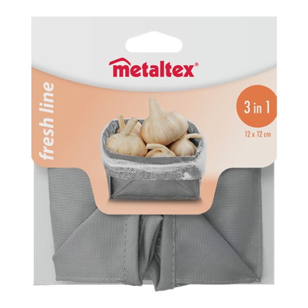 Cutie depozitare pliabilă pentru alimente Metaltex, 12 x 12 cm-image-2