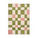 Covor pentru exterior și interior verde/roz 200x290 cm Valma – Jotex