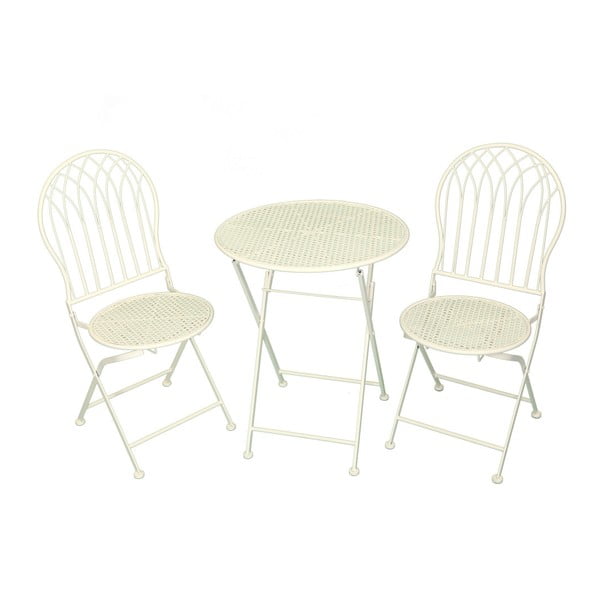 Set 1 masă și 2 scaune pliante Soho And Deco Chartres