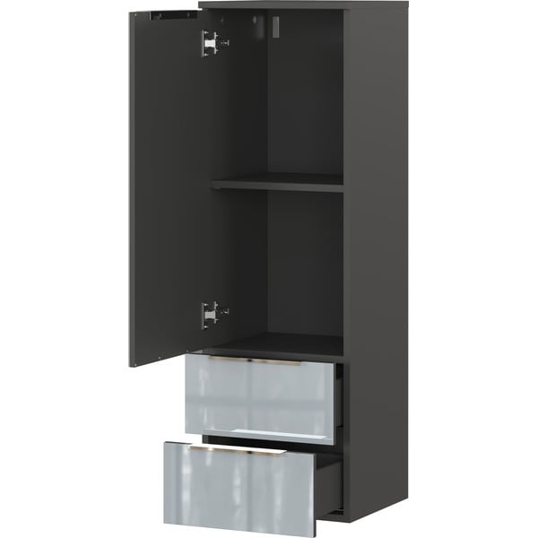 Dulap de baie de perete gri 36x111 cm Vasio – Germania-image-3