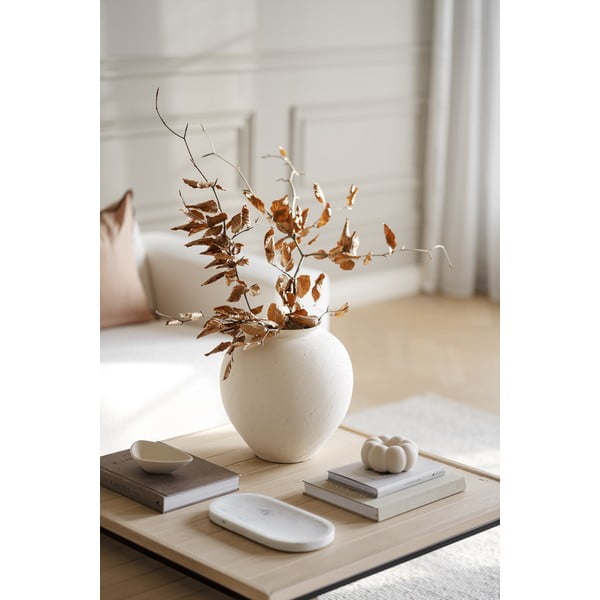 Măsuță de cafea natural  cu blat din lemn de stejar ø 80 cm Deerfield – Rowico-image-4