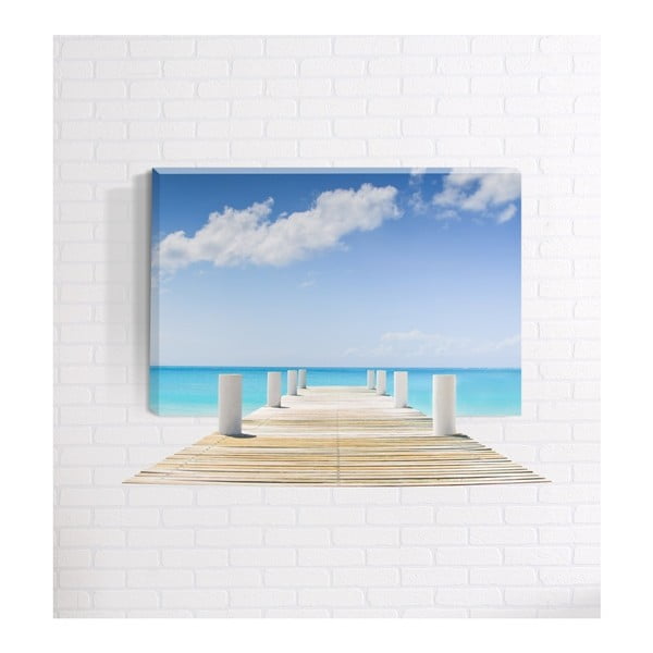 Tablou de perete 3D Mosticx Beach, 40 x 60 cm