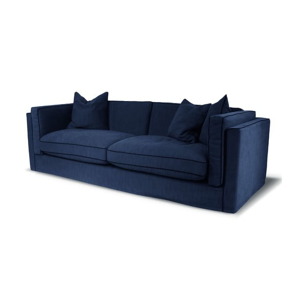Canapea pentru 3 persoane Rodier Organdi, albastru