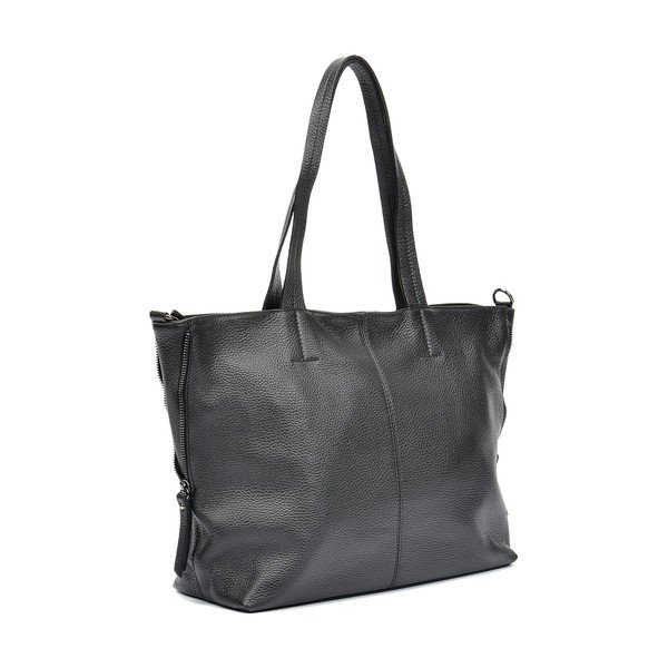Geantă din piele Roberta M Lola, negru-image-4