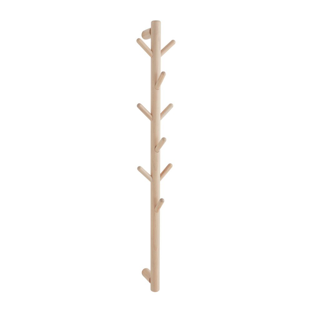 Cuier de perete în culoare naturală deschisă din lemn de pin 21 cm Eddison – Jotex