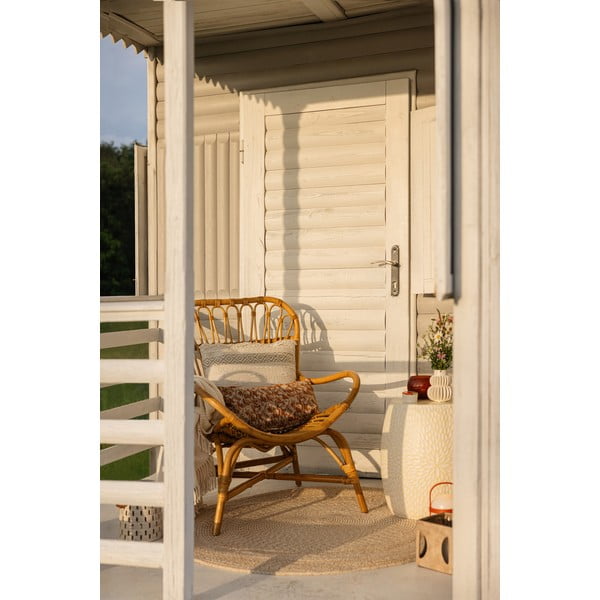 Măsuță auxiliară de grădină Bonami Selection Dalia, ø 40 cm, alb-image-4