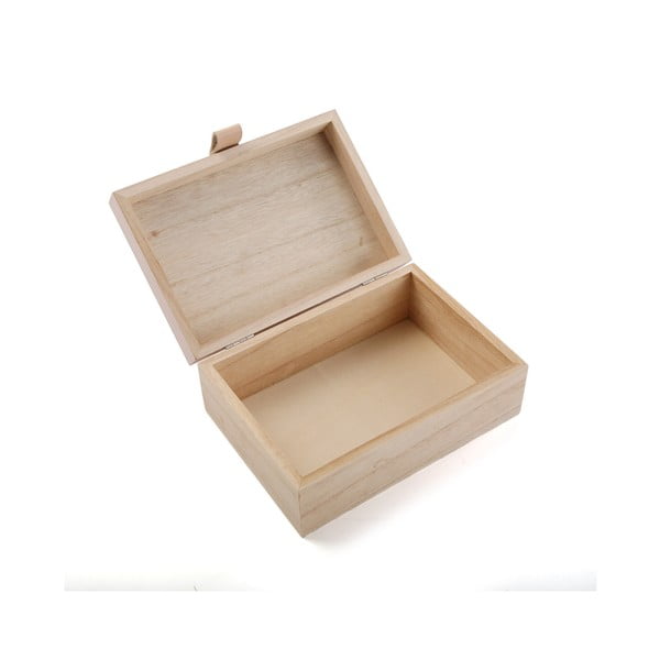 Set 2 cutii depozitar Versa Wood-image-1