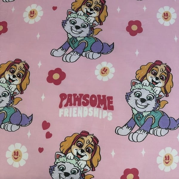 Lenjerie de pat pentru copii din microfibră pentru pat de o persoană 140x200 cm Paw Patrol – Jerry Fabrics-image-4