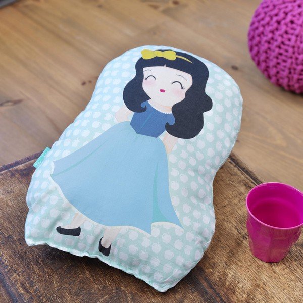 Pernă din bumbac Mr. Fox Snow White, 40 x 30 cm-image-1