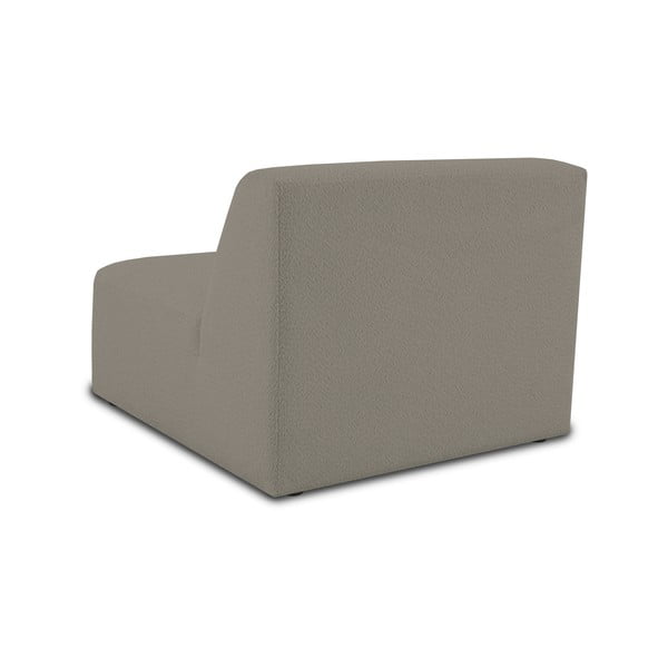Modul pentru canapea maro deschis cu tapițerie din stofă bouclé (de mijloc) Roxy – Scandic-image-3