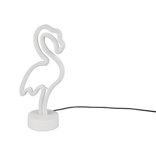 Veioză alb LED (înălțime 29 cm) Flamingo – Trio