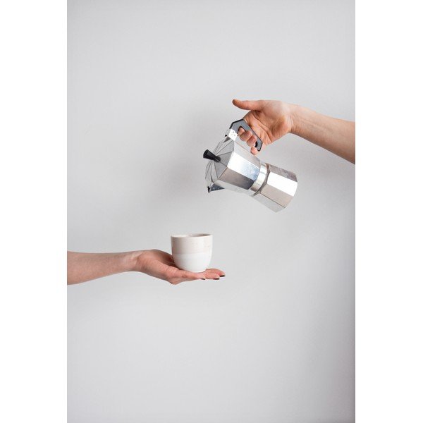 Cană din gresie ÅOOMI Dust, 200 ml, roz - alb-image-2