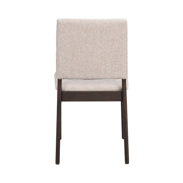 Scaun de dining crem/în culoare naturală închisă din lemn de stejar Medford – Rowico-image-4