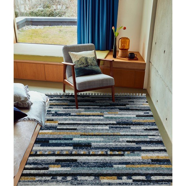 Covor Asiatic Carpets Emir, 200 x 290 cm, albastru-image-4
