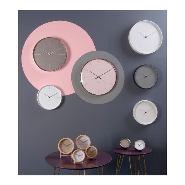 Ceas de perete Karlsson Butterfly, Ø 27,5 cm, alb-image-3