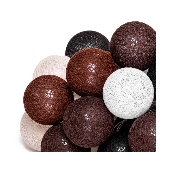 Ghirlandă luminoasă cu becuri LED LUKKA, 30 lumini, maro-image-3