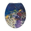 Capac WC din lemn 3D Wenko Bellevue, 44,5 x 38 cm