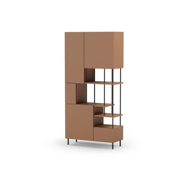 Bibliotecă cărămizie 84x175 cm Perla – Marckeric-image-2