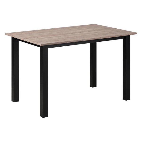 Masă de dining cu blat cu aspect de lemn de stejar 80x120 cm Durham – Støraa