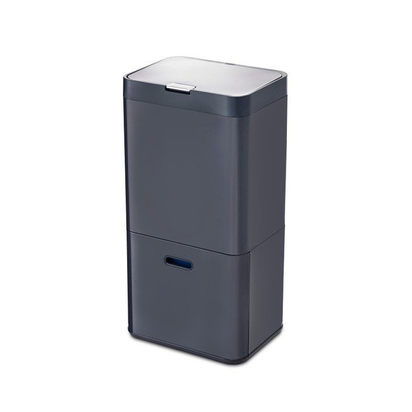 Coș deșeuri reciclabile Joseph Joseph IntelligentWaste Totem 58, gri-image-2
