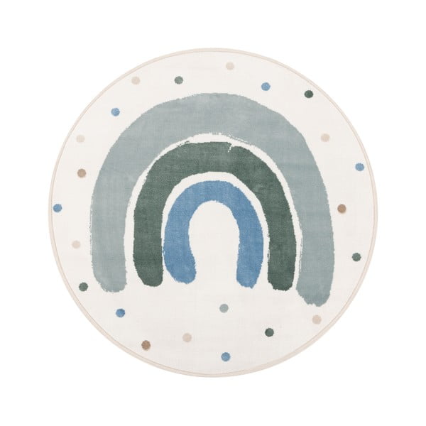 Covor pentru copii verde-fildeș ø133 cm Joyful Mint – FD