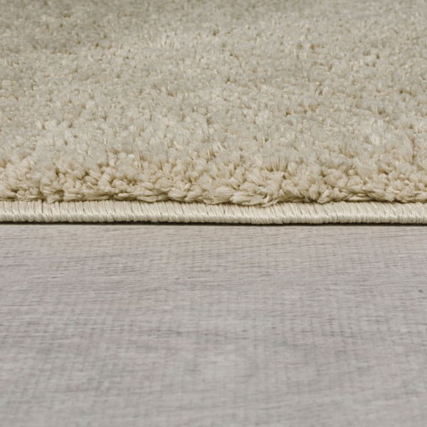Covor bej lavabil din fibre reciclate 200x290 cm Fluffy – Flair Rugs-image-4