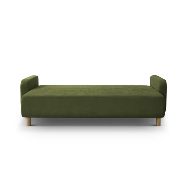 Canapea verde extensibilă, cu spațiu de depozitare 231 cm Elen – Micadoni -image-3
