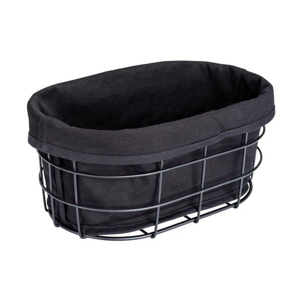 Suport cu inserție textilă pentru produse de patiserie Wenko Black Outdoor Kitchen Bela, negru