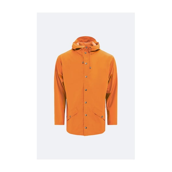 Jachetă unisex impermeabilă Rains Jacket, mărime M / L, portocaliu
