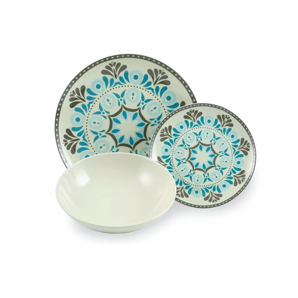 Serviciu de masă 18 buc. din porțelan/gresie Cala Jondal – VDE Tivoli 1996-image-3