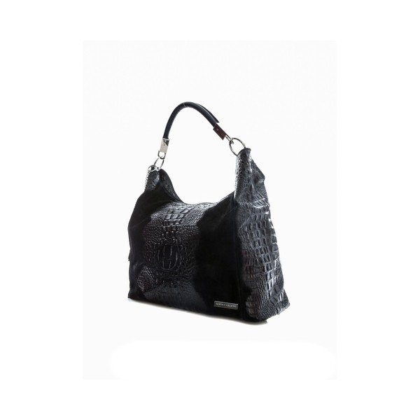 Geantă din piele Sofia Cardoni Elettra, negru-image-3
