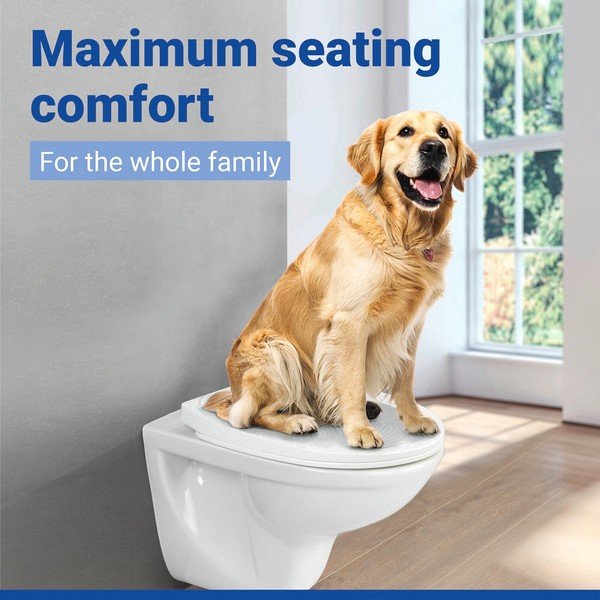 Capac WC 36,5 x 45 cm Easy-Close (cu închidere automată) Roanne – Wenko-image-1