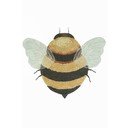 Covor pentru copii galben lavabil/țesut manual din bumbac 115x150 cm Bee – Lorena Canals