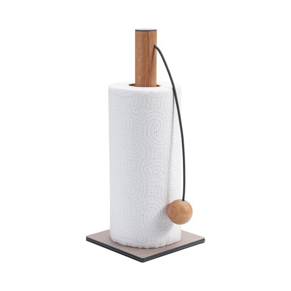 Suport vertical pentru prosoape de bucătărie din hârtie gri ø 13 cm Bull – LIND DNA