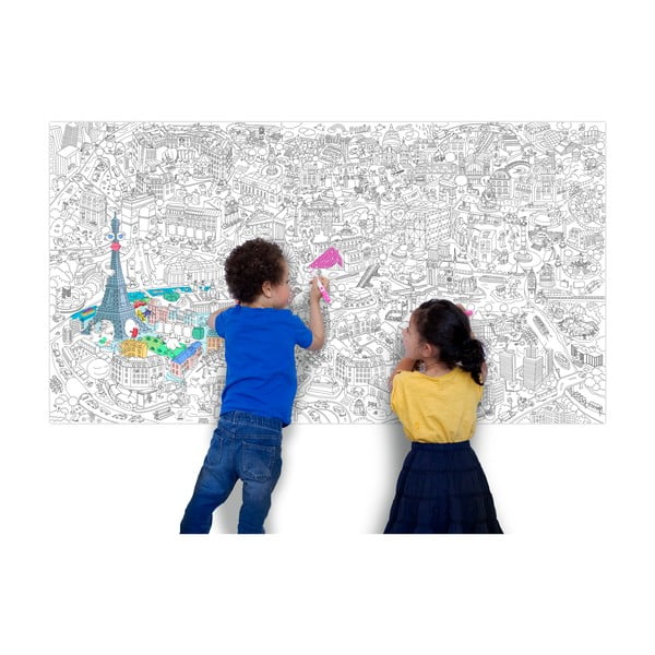 Planșă de colorat OMY Paris XXL (180 x 100 cm)-image-3