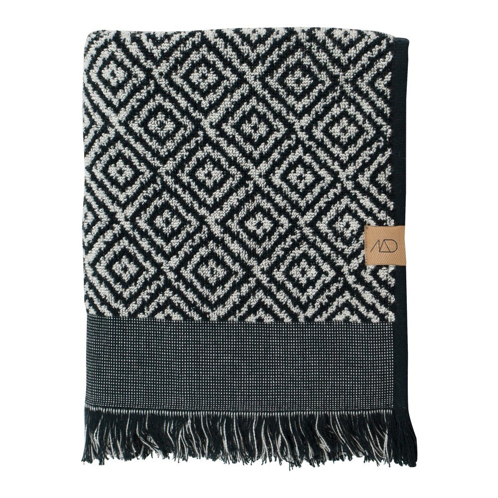 Prosoape alb-negru 2 buc. din bumbac 35x60 cm Morocco – Mette Ditmer Denmark