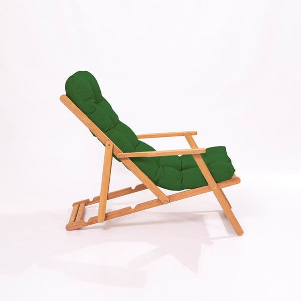 Set mobilier de grădină verde/natural  din lemn   de fag pentru 2 persoane – Floriane Garden-image-3